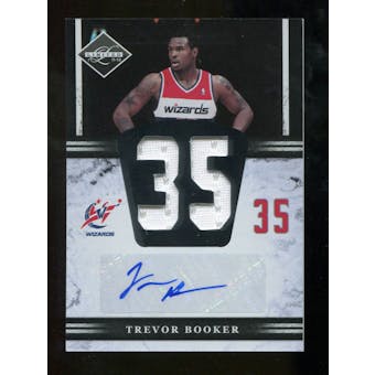 2011/12 Limited Jumbo Jersey Numbers Signatures #16 Trevor Booker Autograph /99