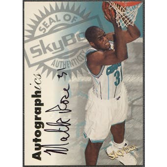 1997/98 SkyBox Premium #93 Malik Rose Autographics Auto