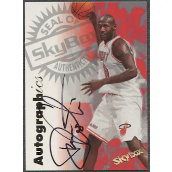 1997/98 SkyBox Premium #6 Isaac Austin Autographics Auto