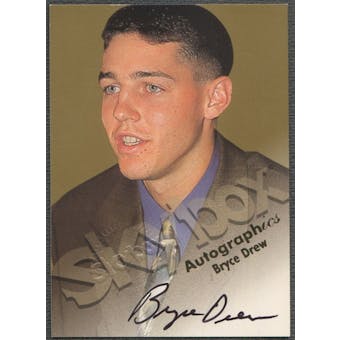 1998/99 SkyBox Premium #36 Bryce Drew Autographics Auto