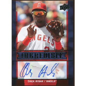 2009 Upper Deck Inkredible #EA Erick Aybar Autograph
