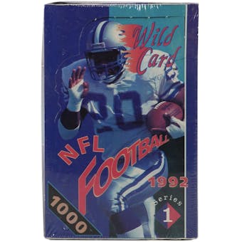 1992 Wild Card Series 1 Football Hobby Box