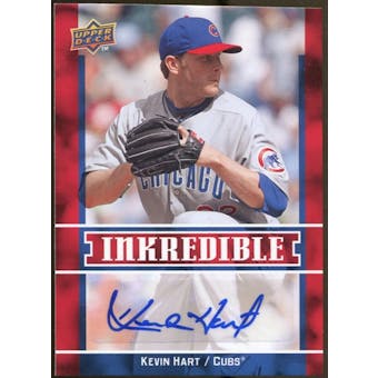 2009 Upper Deck Inkredible #KH Kevin Hart S2 Autograph