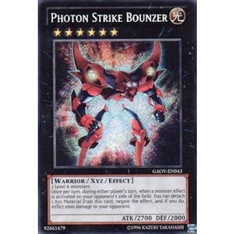 Yu-Gi-Oh Galactic Overlord Single Photon Strike Bounzer Secret Rare