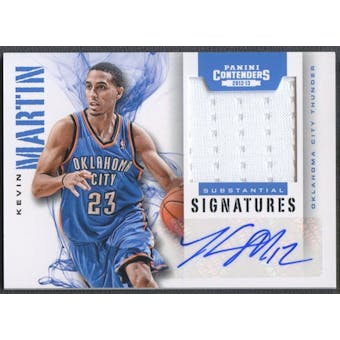 2012/13 Panini Contenders #20 Kevin Martin Substantial Signatures Materials Jersey Auto #84/99