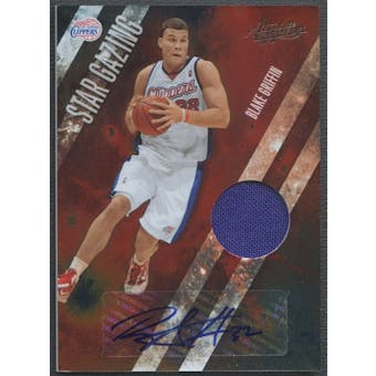 2009/10 Absolute Memorabilia #17 Blake Griffin Star Gazing Materials Signatures Rookie Jersey Auto #17/25