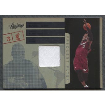 2009/10 Absolute Memorabilia #11 Dwyane Wade Frequent Flyer Materials Jersey #03/50