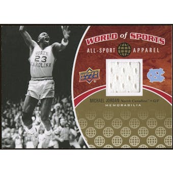 2010 Upper Deck World of Sports All-Sport Apparel Memorabilia #ASA2 Michael Jordan