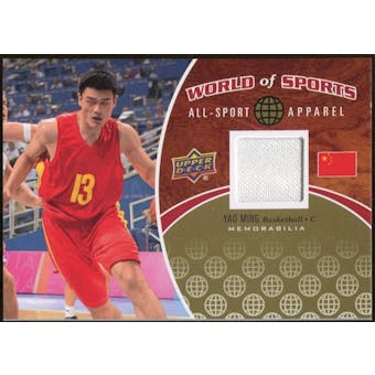 2010 Upper Deck World of Sports All-Sport Apparel Memorabilia #ASA3 Yao Ming