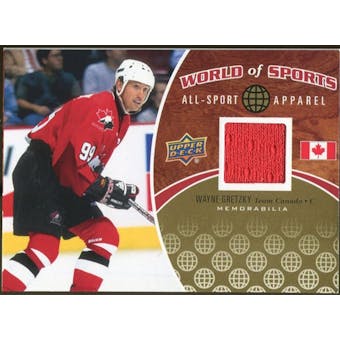 2010 Upper Deck World of Sports All-Sport Apparel Memorabilia #ASA35 Wayne Gretzky