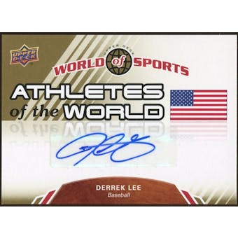 2010 Upper Deck World of Sports Athletes of the World Autographs #AW2 Derrek Lee