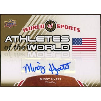 2010 Upper Deck World of Sports Athletes of the World Autographs #AW26 Missy Hyatt