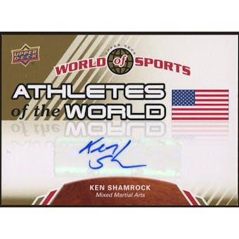 2010 Upper Deck World of Sports Athletes of the World Autographs #AW27 Ken Shamrock