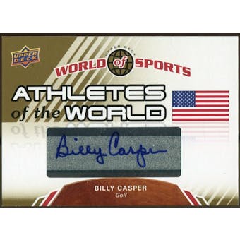 2010 Upper Deck World of Sports Athletes of the World Autographs #AW30 Billy Casper