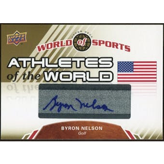 2010 Upper Deck World of Sports Athletes of the World Autographs #AW32 Byron Nelson