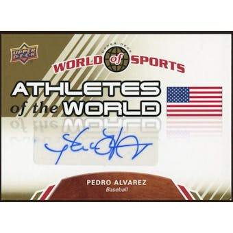 2010 Upper Deck World of Sports Athletes of the World Autographs #AW48 Pedro Alvarez