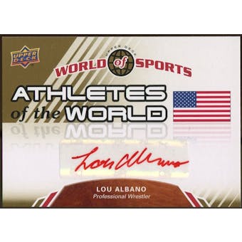 2010 Upper Deck World of Sports Athletes of the World Autographs #AW76 Lou Albano