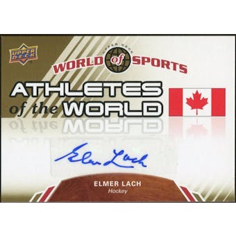2010 Upper Deck World of Sports Athletes of the World Autographs #AW94 Elmer Lach