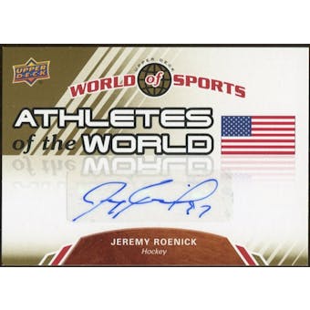 2010 Upper Deck World of Sports Athletes of the World Autographs #AW97 Jeremy Roenick