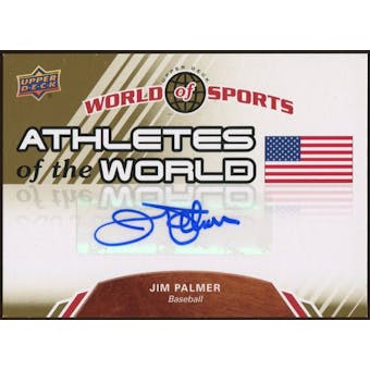 2010 Upper Deck World of Sports Athletes of the World Autographs #AW100 Jim Palmer