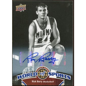 2010 Upper Deck World of Sports Autographs #12 Rick Barry