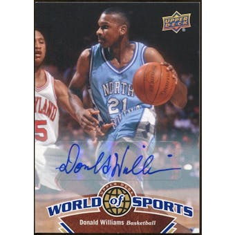 2010 Upper Deck World of Sports Autographs #58 Donald Williams