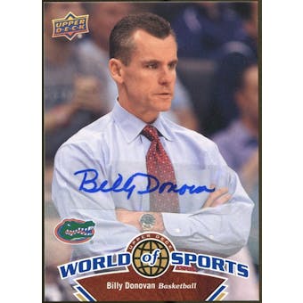 2010 Upper Deck World of Sports Autographs #366 Billy Donovan