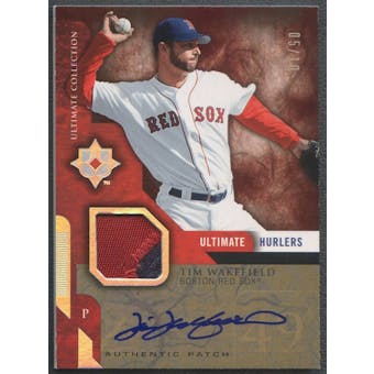 2005 Ultimate Collection #TW Tim Wakefield Hurlers Signature Patch Auto #05/10