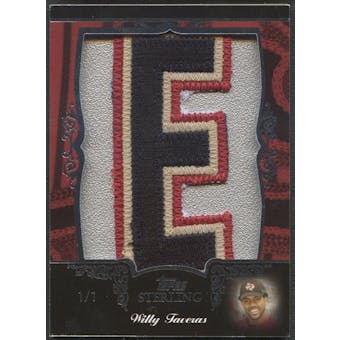 2007 Topps Sterling Willy Taveras Letter "E" Patch #1/1