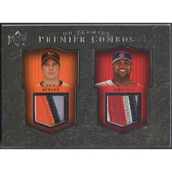 2008 Upper Deck Premier #BS Erik Bedard & C.C. Sabathia Combos Patch #14/50