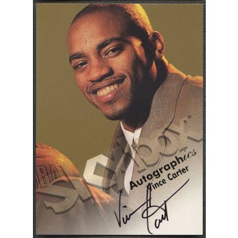 1998/99 SkyBox Premium #25 Vince Carter Autographics Auto