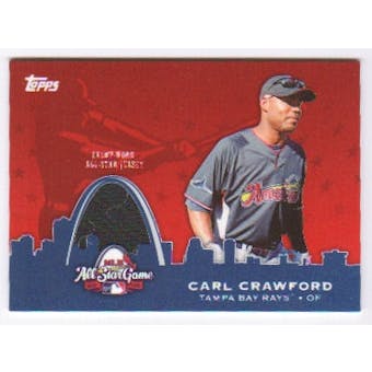 2009 Topps Update All-Star Stitches #AST62 Carl Crawford