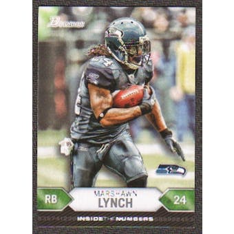 2012 Topps Bowman Inside the Numbers #ITNML Marshawn Lynch