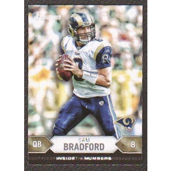 2012 Topps Bowman Inside the Numbers #ITNSB Sam Bradford