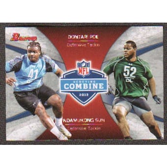 2012 Topps Bowman Combine Competition #CCPS Dontari Poe/Ndamukong Suh