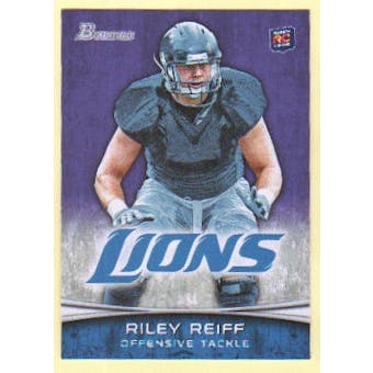 2012 Topps Bowman Purple #154 Riley Reiff