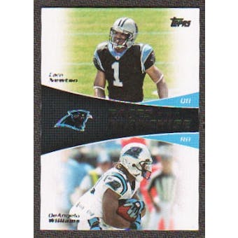 2011 Topps Faces of the Franchise #NW Cam Newton DeAngelo Williams