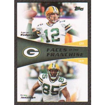 2011 Topps Faces of the Franchise #RJ Aaron Rodgers Greg Jennings