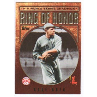 2009 Topps Ring Of Honor #RH76 Babe Ruth