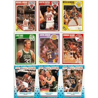 1989/90 Fleer Basketball Complete Set w/Stickers (NM-MT)