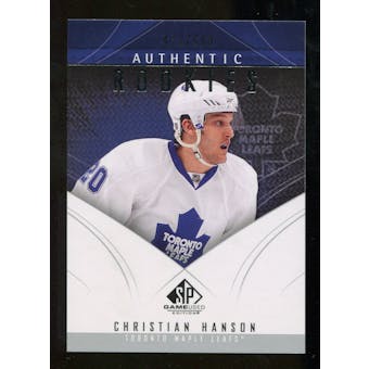 2009/10 Upper Deck SP Game Used #175 Christian Hanson RC /699
