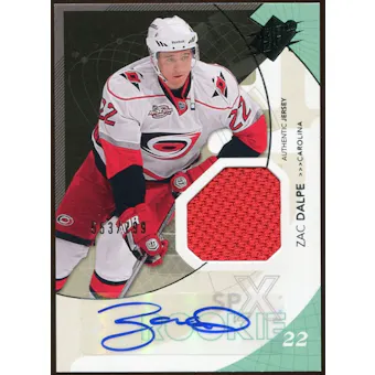 2010/11 Upper Deck SPx #181 Zac Dalpe Jersey Autograph /799