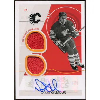 2010/11 Upper Deck SPx #237 Doug Gilmour FF Jersey Autograph