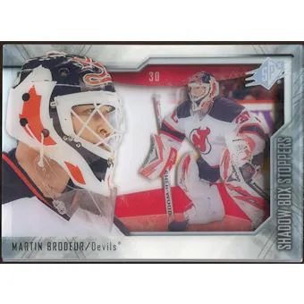 2010/11 Upper Deck SPx Shadowbox Stoppers #ST7 Martin Brodeur
