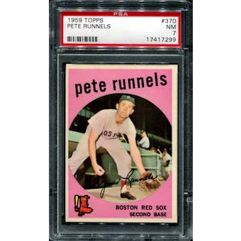 1959 Topps Baseball #370 Pete Runnels PSA 7 (NM) *7299