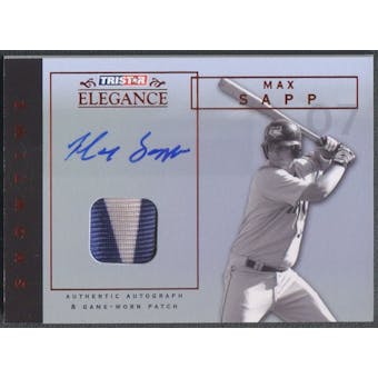 2007 TRISTAR Elegance #MS Max Sapp Showtime Game Used Patch Auto #08/25