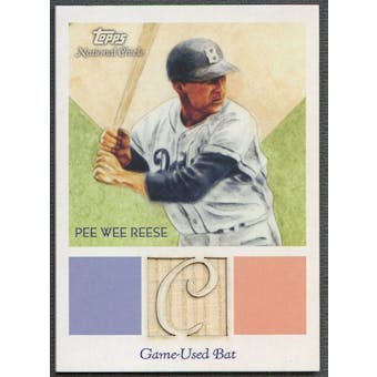 2010 Topps National Chicle #PWR Pee Wee Reese Relics Bat