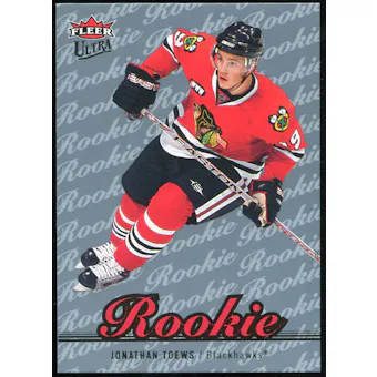 2007/08 Fleer Ultra Ice Medallion #252 Jonathan Toews RC /100