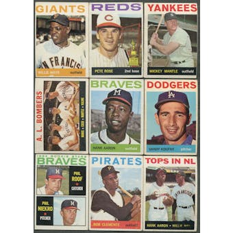 1964 Topps Baseball Complete Set (VG)