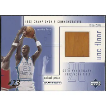2001/02 Upper Deck Ovation #MJF3 Michael Jordan MJ UNC Memorabilia Floor